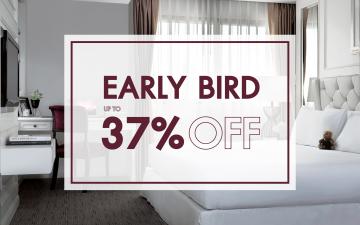 Early Bird up to 37% off