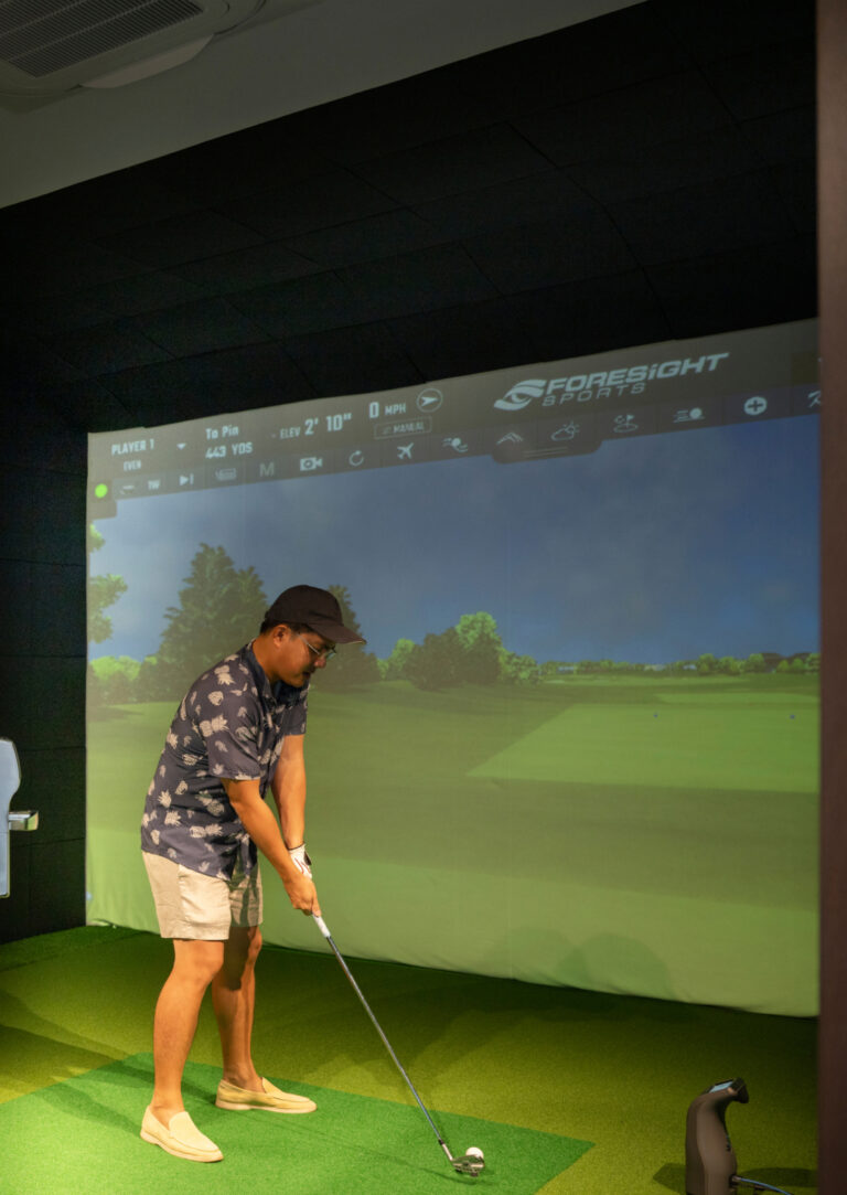 INDOOR GOLF SIMULATION